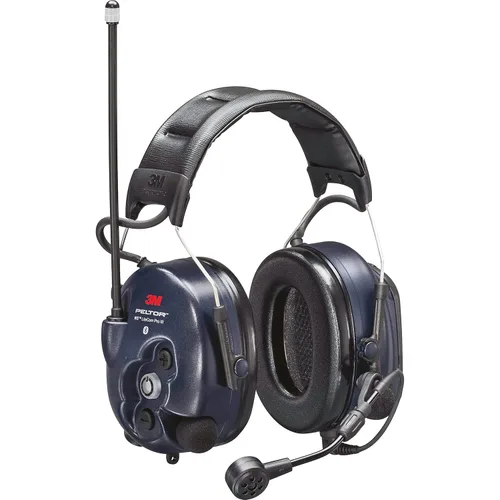 Vista 13 de 3M PELTOR WS LiteCom PRO III - Auriculares, casco duro adjunto, durabilidad de grado profesional, radio de comunicación bidireccional inalámbrica