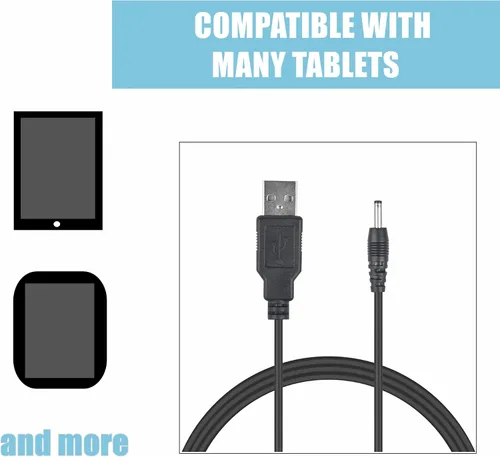 Vista 4 de Cable cargador USB de 4 pies para Foreo Luna 1 2 Mini 2 ISSA Mini Hybrid IRIS Espada