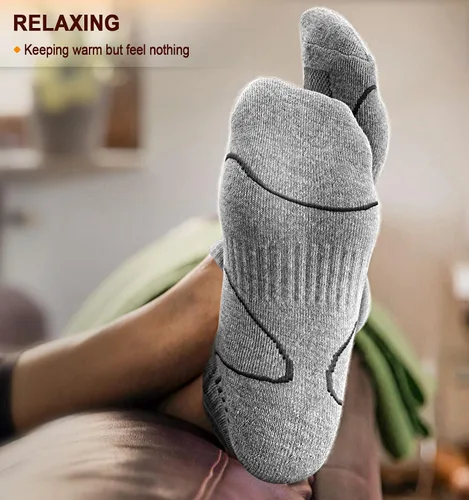 Vista 9 de BULLIANT Calcetines de correr para hombre, 6 pares, calcetines de tobillo que no se ven transpirables, absorben para hombres y mujeres, suela