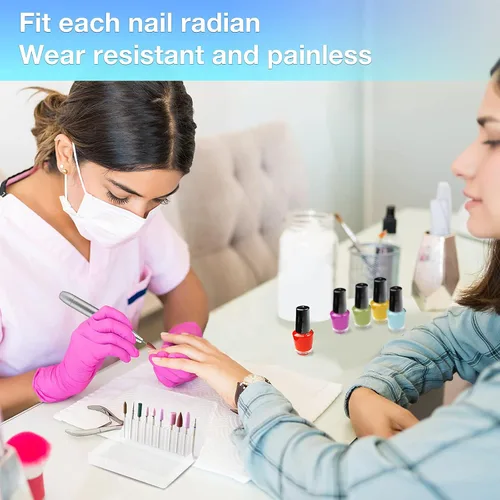Vista 6 de Brocas de uñas de cerámica, dispositivo eléctrico de repuesto para manicura, pedicura, molino de pulido, cortador de limas de uñas11