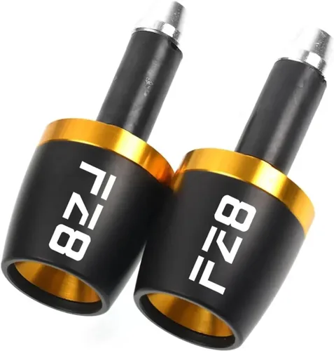 Vista 4 de Universal Handlebar Grips Bar Ends Cap Counterweight Plugs Slide for Ya&maha FZ8 FZ 8 FZ8R FZ8S 2010-2023 2022 2021 2020 Handlebars Plugs