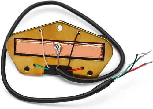 Vista 7 de SAPHUE Pastilla de puente de doble riel para guitarra eléctrica Telecaster Negro con plata