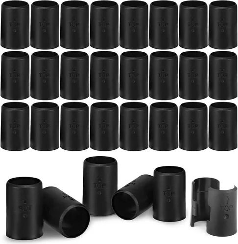 Vista 8 de Paquete de 30 clips de alambre negro para estantes de 1 pulgada