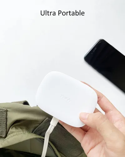 Vista 6 de Estación de carga USB de 4 puertos – BULL Bloque de cargador USB múltiple, cable de carga de pared blanco de 6 pies para múltiples dispositivos