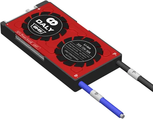 Vista 2 de DALY Smart BMS Li-ion 72V 20S 30A con comunicación UART, restablecimiento del módulo Bluetooth, puerto común para UPS convertidor de potencia