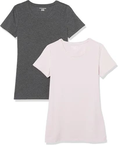 Vista 330 de Amazon Essentials Women's Regular-Fit Short-Sleeve Crewneck T-Shirt