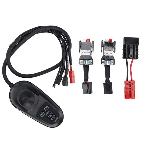 Vista 5 de Wheelchair 4P Joystick Controller, Electric Wheel Chair Joystick Controller Replacement Parts, Brushed Controller with Brake, Compatible with Major