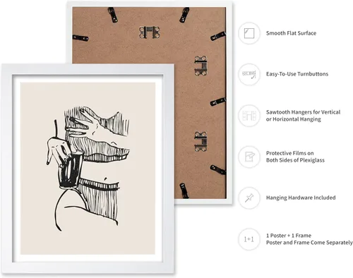 Vista 58 de Poster Master Faces Poster - Retro Women Print - Portrait Art - Sketch Illustration - Abstract Artwork - Woman Design - Chic Boho Design - Great