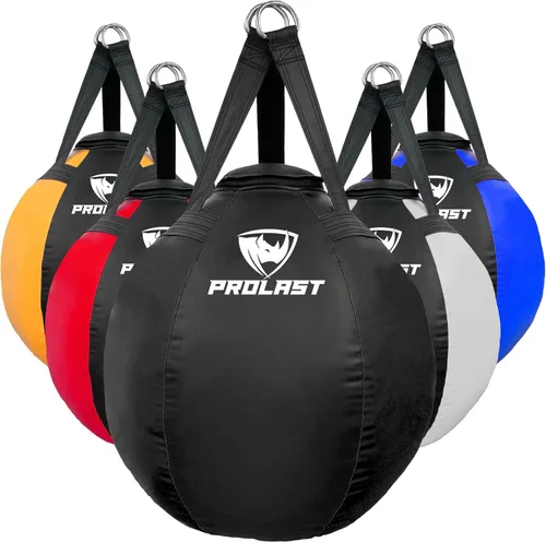 Vista 7 de Wrecking Ball Heavy Punching Bag for Adults, Hook and Uppercut, Body Snatcher, Boxing, MMA, Muay Thai, 65 lbs