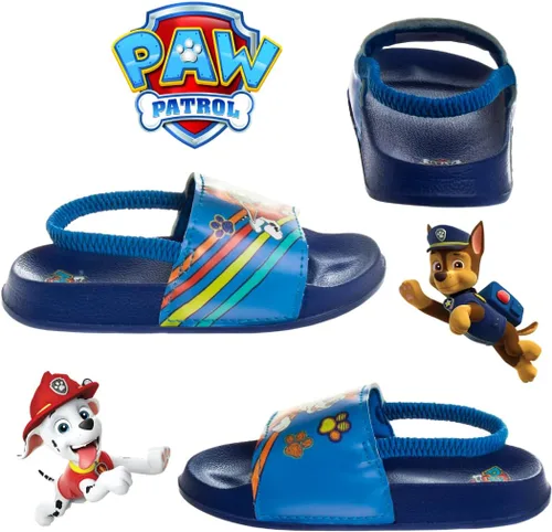 Vista 5 de Nickelodeon Paw Patrol - Sandalias de playa de verano (niño pequeño)