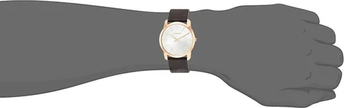 Vista 3 de Calvin Klein reloj analógico analógico digital para adultos con correa de cuero K2G226G6