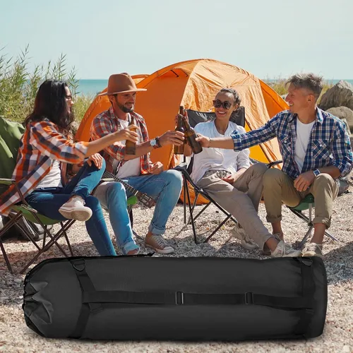 Vista 7 de PATIKIL Bolsa de repuesto para silla de campamento de 48 pulgadas, paquete de 2 bolsas plegables para sillas de campamento 900D Oxford bolsa