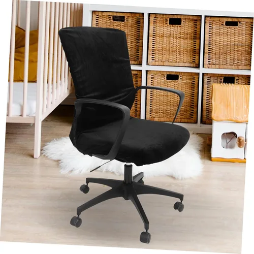 Vista 8 de Funda para silla de oficina elástica elástica de poliéster moderno protector para comedor