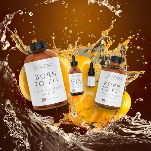 Vista 5 de Levona Scent Aceite Esencial - Aroma para Hogar, Oficina, Hotel y Spa, Ideal para Humidificadores y Difusores, Fragancia con Aroma Aldehídico, Limón