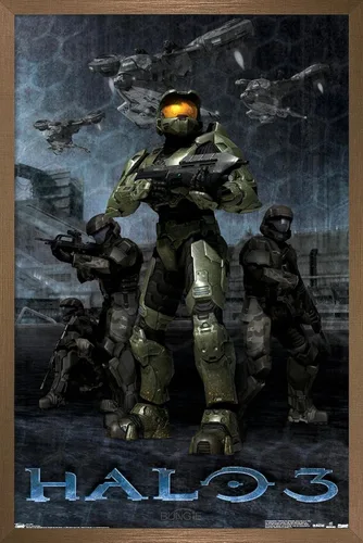 Vista 10 de Trends International Halo 3 - Póster de pared Master Chief, 14.725 x 22.375 pulgadas, versión premium sin marco