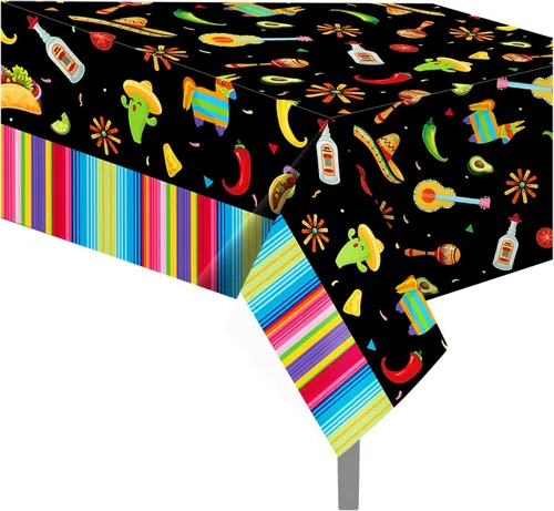 Vista 19 de 1 paquete de mantel de plástico con diseño de bandera americana del 4 de julio para fiesta, 54 x 87 pulgadas de largo, mantel rectangular para bufé