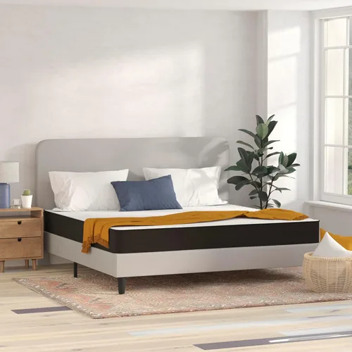 Vista 12 de Flash Furniture Capri Comfort Sleep - Colchón híbrido de resortes interiores y espuma de 6 pulgadas en una caja, colchón híbrido de resortes
