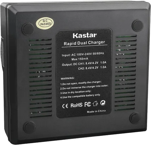 Vista 4 de Kastar Paquete de 4 baterías NP-F990 PRO y LCD cargador rápido dual para Sony DCR-TR7 DCR-TR7000 DCR-TR7100 DCR-TR8000 DCR-TR8100 DCR-TRU47