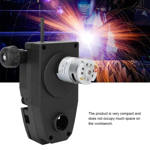 Vista 2 de Alimentador de alambre de soldador, DC 24V 10W Mig Soldador Roll Motor de alimentación de alambre 0.8/1.0 (mm) Máquina alimentadora de alambre