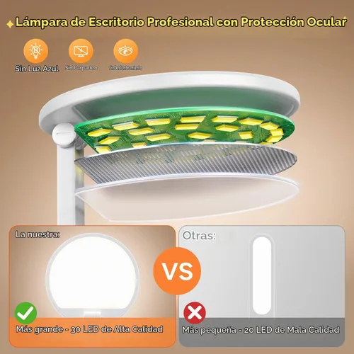 Vista 9 de Lámpara recargable inalámbrica con pilas, 3600 mAh, lámpara de mesa LED inalámbrica de 10 brillo, pequeña mini luz portátil con pilas para oficina