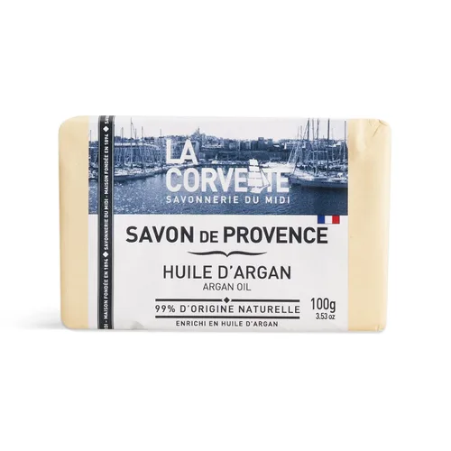 Vista 4 de La Corvette Jabón Provenza ACEITE DE ARGÁN, 3.53 oz
