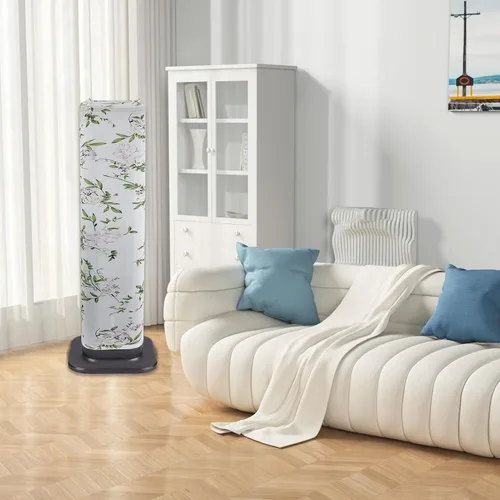 Vista 5 de NICENEEDED 2 fundas protectoras de poliéster para ventilador de torre a prueba de polvo, fundas protectoras para ventilador de torre lavables