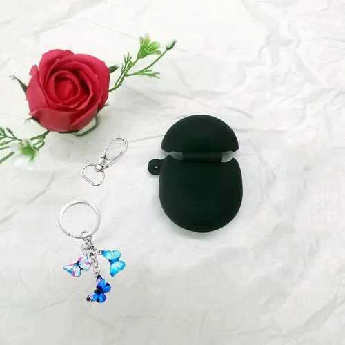 Vista 7 de Funda para Google Pixel Buds Pro 2022, bonita funda de silicona suave con diseño de mariposa de dibujos animados, funda de carga Pro