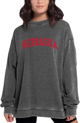 Vista 20 de chicka-d NCAA Burnout - Sudadera de forro polar para mujer