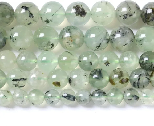 Vista 39 de Cuentas sueltas de jade de angelita verde de 4 mm, 86 piezas, piedra natural de aguacate para hacer joyas, pulsera DIY Jade Aguacate