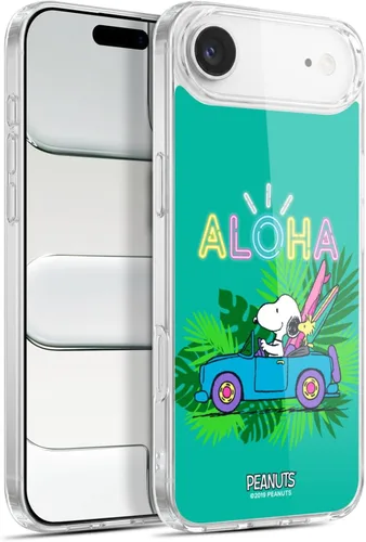 Vista 28 de Head Case Designs Funda de gel suave con licencia oficial de Peanuts Tropical Surf Snoopy Aloha Disco compatible con Apple iPhone 13 Mini Surf