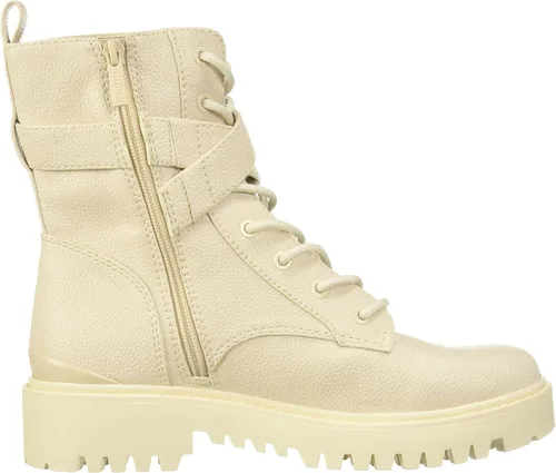 Vista 6 de GUESS Botas de combate Orana para mujer, Negro