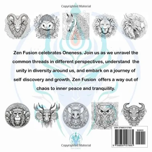 Vista 2 de Zen-Art Therapy The Spirit Animal Series - Book 3