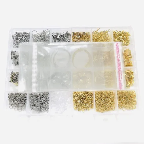 Vista 4 de Expo International Joyería 24 oro/plata plateado artículos hallazgos kit (JFK5212-24)