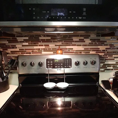 Vista 5 de Bombilla halógena G9 de 25 W para horno de microondas Whirlpool, Whirlpool sobre la estufa de microondas, repuesto W10709921 (paquete de 4)