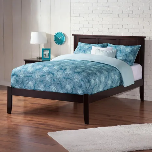 Vista 12 de Atlantic Furniture AR8621001 Madison - Cama de plataforma con tabla de pie abierto, tamaño individual, color espresso