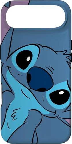 Vista 16 de Disney Lilo y Stitch Linda Carátula de Stitch en Color Gris Pizarra para iPhone 17