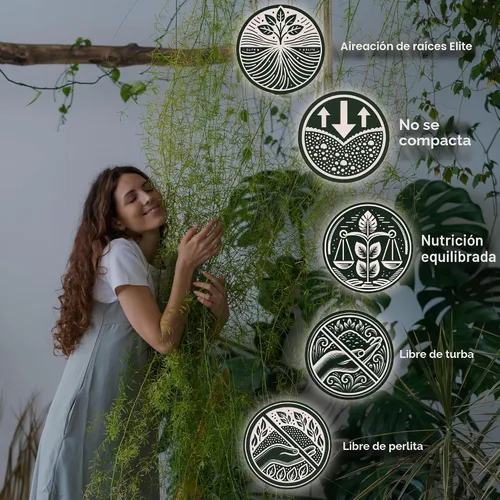 Vista 2 de Craft - Mezcla orgánica para macetas para plantas de interior, tierra para plantas de casa Elite, tierra gruesa y bien drenante para todas