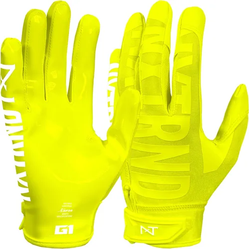 Vista 19 de Nxtrnd G1 Pro - Guantes de fútbol americano para hombre, guantes de receptor pegajosos para adultos
