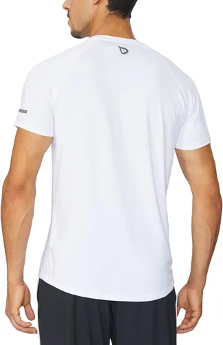 Vista 2 de Baleaf Camisetas de correr para hombre, de manga corta, atléticas, de secado rápido