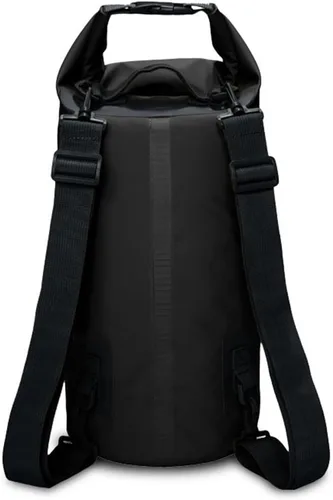 Vista 9 de Bolsa seca impermeable, mochila de almacenamiento seca ligera con parte superior enrollable, natación, canotaje, kayak, campamento, playa (azul 10 L)