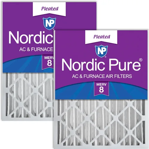 Vista 10 de Nordic Pure 16x20x4 (15_1/2 x 19_1/2 x 3_5/8) Filtro de aire plisado MERV 7, 1 unidad