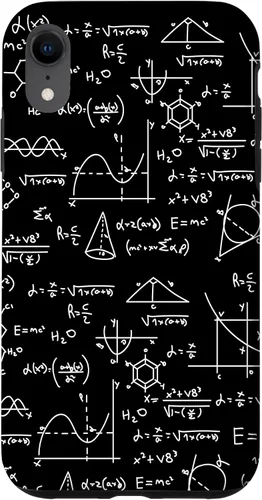 Vista 24 de Funda de regalo divertida para iPhone 16 con fórmula de matemáticas para profesor de matemáticas