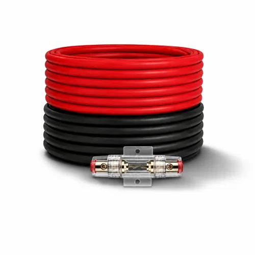 Vista 2 de SoundBox KIT4-25RB, cable amplificador de calibre 4/cable de amplificador de tierra, 50 pies