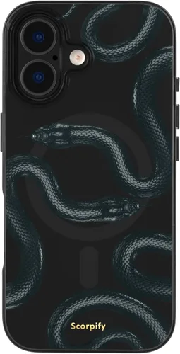Vista 14 de SCORPIFY - Funda para iPhone 17 Pro Max Leopardo negro transparente LP-Negro Transparente Leopardo