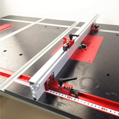 Vista 5 de Laecabv T-Track T-Slot - Guia de inglete de aleación de aluminio T para guías de guías de guías para sierra de mesa, enrutador, tabla de carpintería