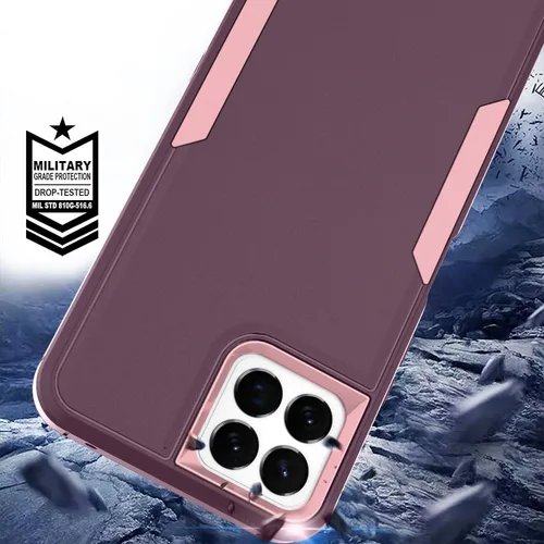 Vista 3 de Asuwish Funda para teléfono Boost Mobile Celero 5G Plus de 7 pulgadas 2023 con cubierta protectora de pantalla de vidrio templado y accesorios
