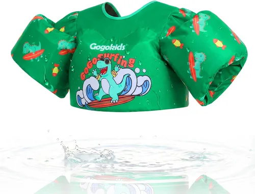 Vista 35 de Gogokids Puddle Float Jumper 24-66 Pounds, Toddler Swim Vest Kids 1-6 Years