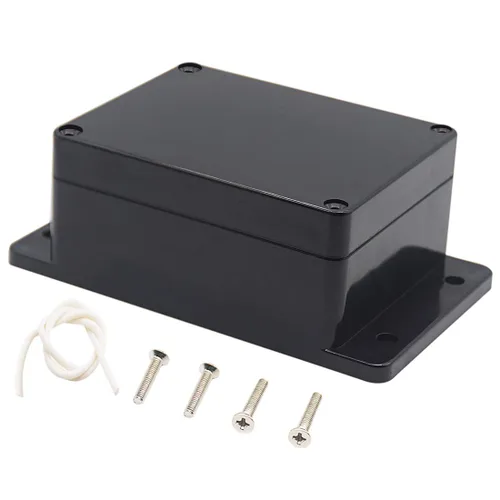 Vista 25 de Zulkit Caja de conexiones de plástico ABS a prueba de polvo, impermeable, IP65, cajas eléctricas universales, carcasa para proyectos con oreja fija