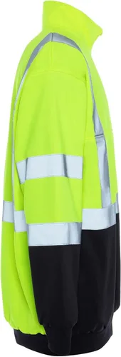 Vista 2 de Utility Pro UPA542 Polyamide High-Vis 1/4 Zip Pullover