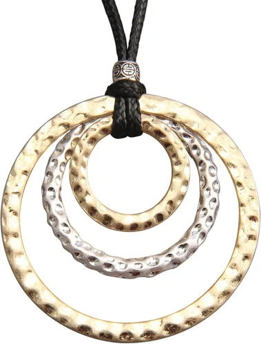 Vista 73 de Collares bohemios para mujer, colgante largo de madera, collar vintage, collar de cadena de suéter, joyería hecha a mano Collar de cuentas